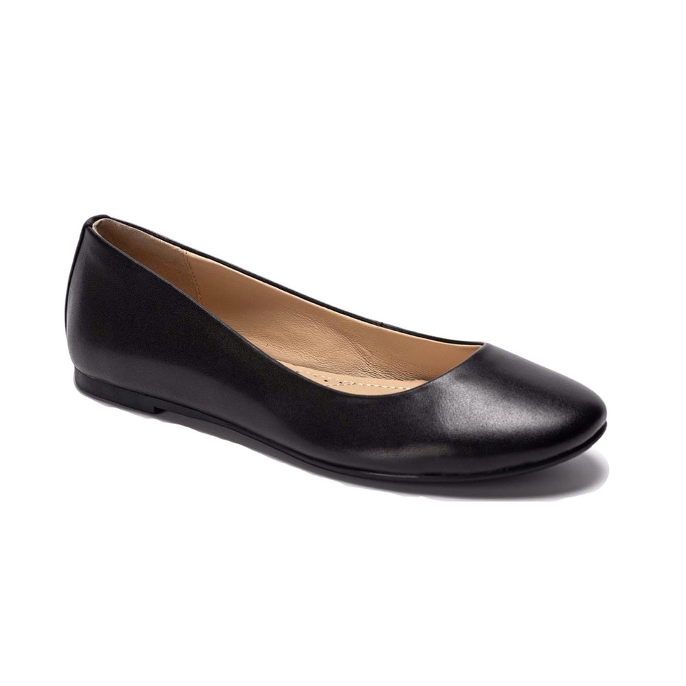 Natural Leather Ballerina Flats Soho Collective Abby Size 9.5 New no box